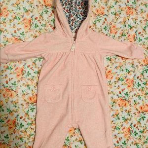 Carter’s Pink Fleece Onesie
